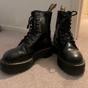 Dr Martens Jason Smooth Leather Platform Boots US Womens 8